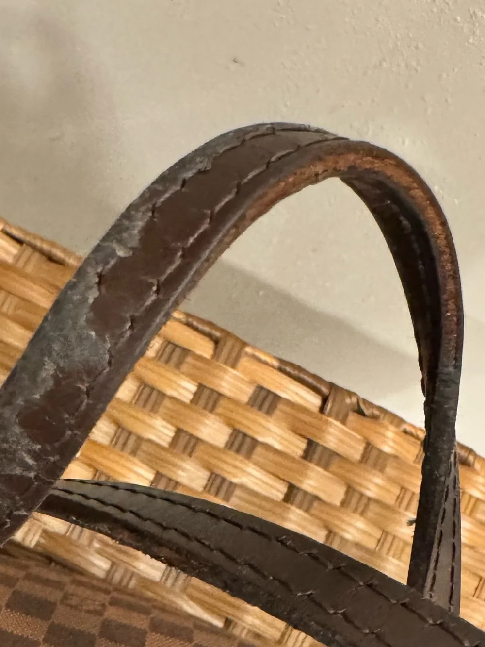 Louis Vuitton Brown Checkered Tote